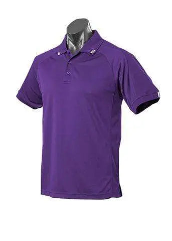 Aussie Pacific Casual Wear Purple/White / S AUSSIE PACIFIC flinders polo shirt 1308